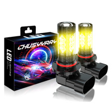 For Subaru Forester 1998-2002 2006-2013 2x Golden Yellow 9006 Led Fog Light Bulb