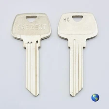 ORIGINAL 6275HC Key Blanks for Various Products by Sargent (2 Keys)