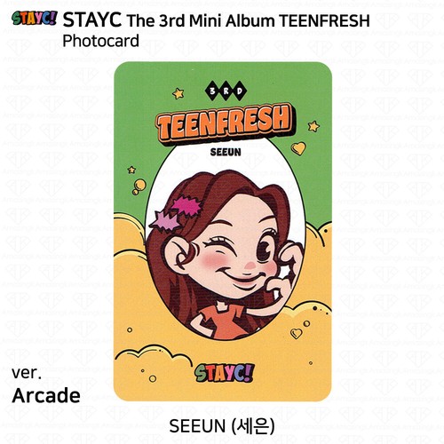 StayC 3rd Mini Album TEENFRESH Original Ver Digipack Ver Photocard 4cut Photo - Picture 70 of 120