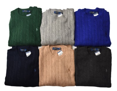 mens cable knit jumper ralph lauren