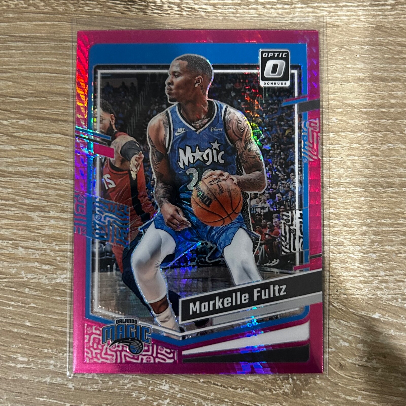 2023-24 Panini Donruss Optic - #61 Markelle Fultz Pink Hyper Magic Kings