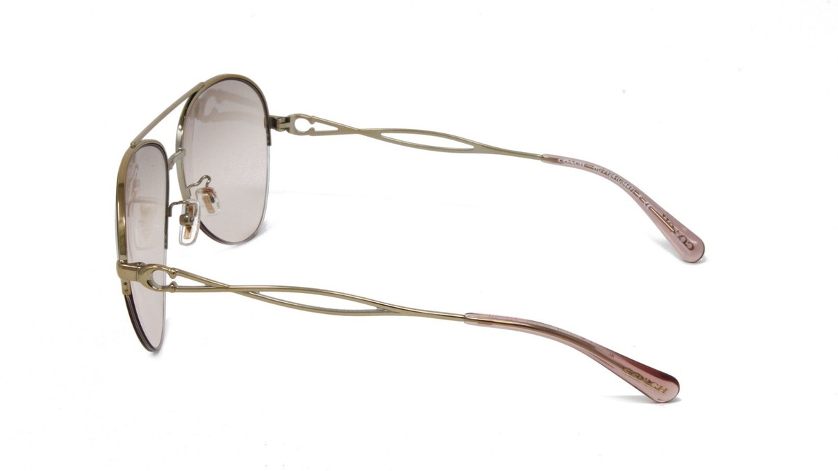 Coach Women\'s Aviator Sunglasses - Shiny light gold - New without Tag Coach Gold Aviator Sunglasses for Women for sale | eBay main image 2