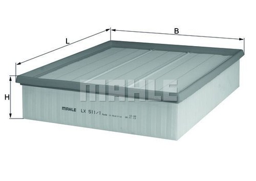 Mahle Air Filter LX511/1 fits VW Lt 28-46 2DC, 2DF, 2DG, 2DL, 2DM 2.5 TDI - Picture 1 of 1