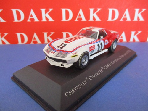 Die cast 1/43 Modellino Auto Chevrolet Corvette C3 24H Daytona 1971 T. DeLorenzo - Foto 2 di 6