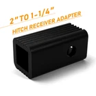 2 Inches To 1-1/4 Trailer Hitch Adapter 1.25 Insert Sleeve Receiver Converter