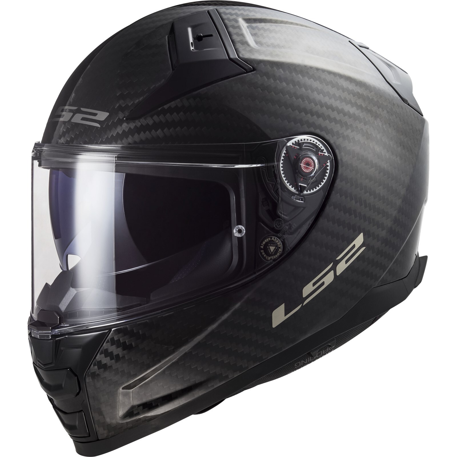 Motorcycle Helmet XXL - LS2 FF811 Vector II 2 Carbon Solid Full Face Black