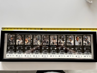 FRAMED 2021 Hall of Fame Las Vegas Raiders Tickets whole season. collectors set