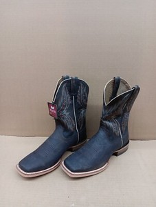 Ariat Arena Rebound‎ Men\'s 9.5D 10021679 Brown Blue Leather Square Toe Boots Men main image 4