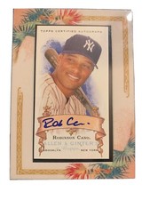 2006 Topps Allen & Ginter Robinson Cano RC AUTO (MINI FRAMED) #AGA-RC