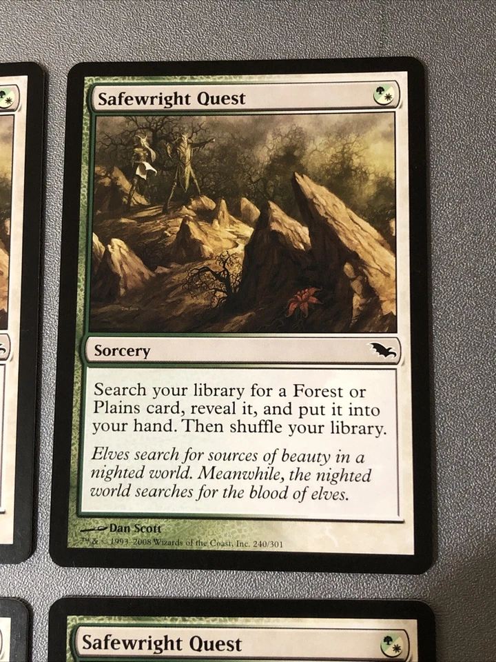 Safewright Quest X4 Shadowmoor NM Condition See Pics Front Back - Image 3 of 4