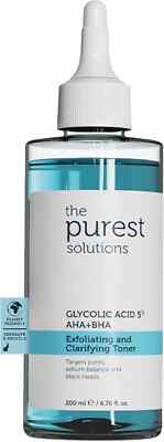 The purest sol Exfoliating and Clarifying Toner (Glycolic Acid 5% AHA + BHA) 