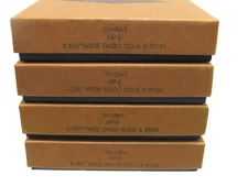 KK NIB BRIDGE CITY TOOL SET OF 4 HP-6V2 PLANE WIDE DADO SOLE & IRON USA T14121