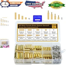 Versatile 320-Piece Standoffs, Screws & Nuts Kit for Electronics & DIY Projects