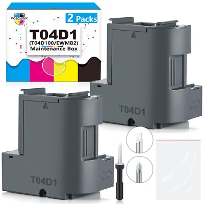 T04D1 T04D100 Ink Maintenance Box for ET-15000 ET-3750 ET-3760 WF-2860 ET-476...