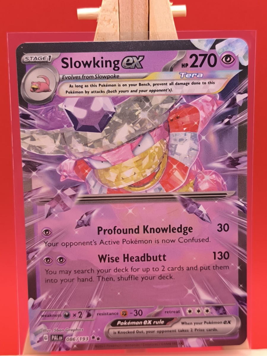 Slowking ex 086/193 Paldea Evolved Tera Ultra Rare Holo Pokemon