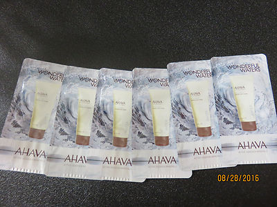 Ahava Active Deadsea Mineral Wonderful Waters Foot Cream 6 x 4ml Packets