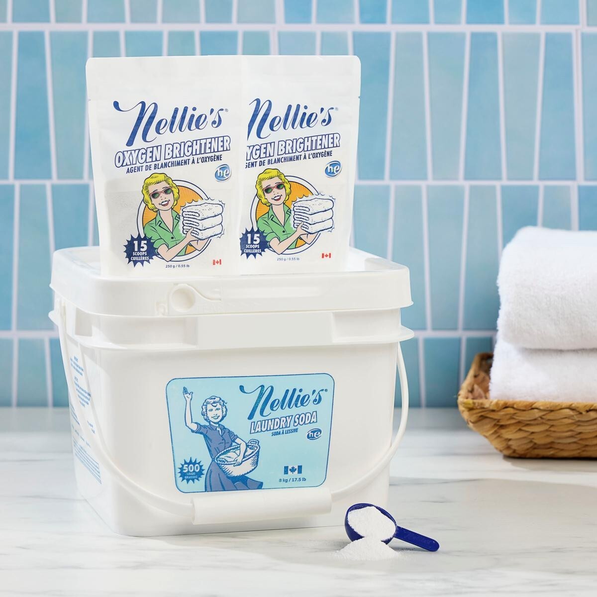 Nellie's 500 Load Laundry Soda with Oxygen Brightener | eBay