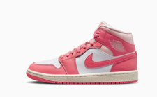 Women's Nike Air Jordan 1 Mid Strawberries and Cream BQ6472-186 Multiple Sizes