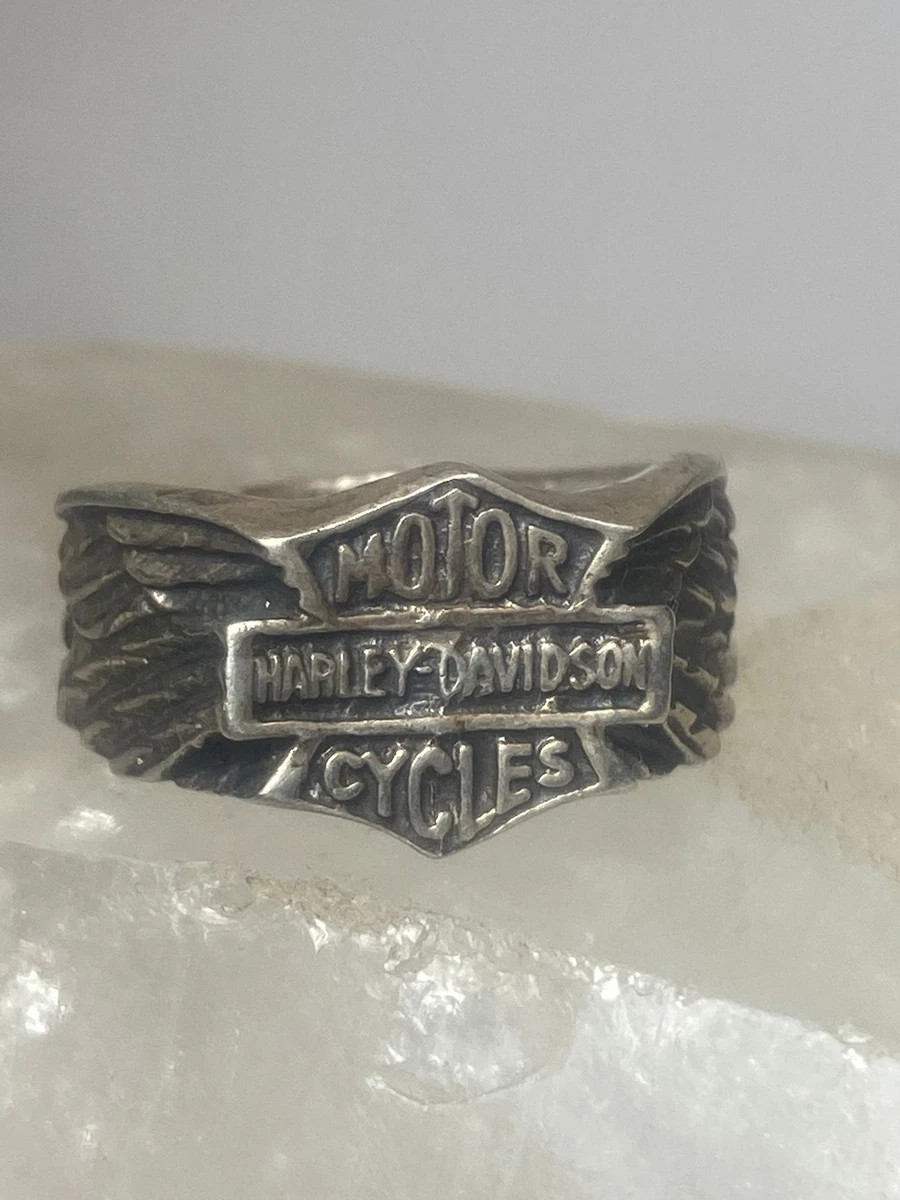Harley Davidson ring size 11.50 biker band sterling silver women men