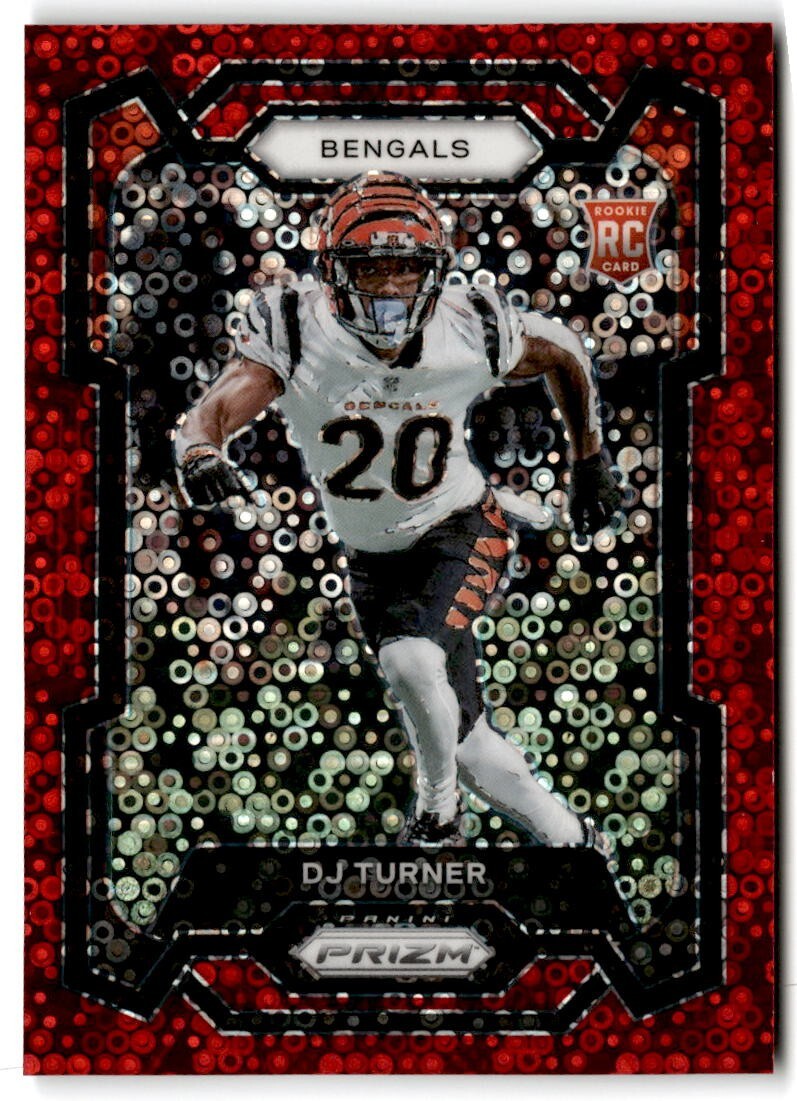 DJ Turner Panini Prizm #319 No Huddle Red