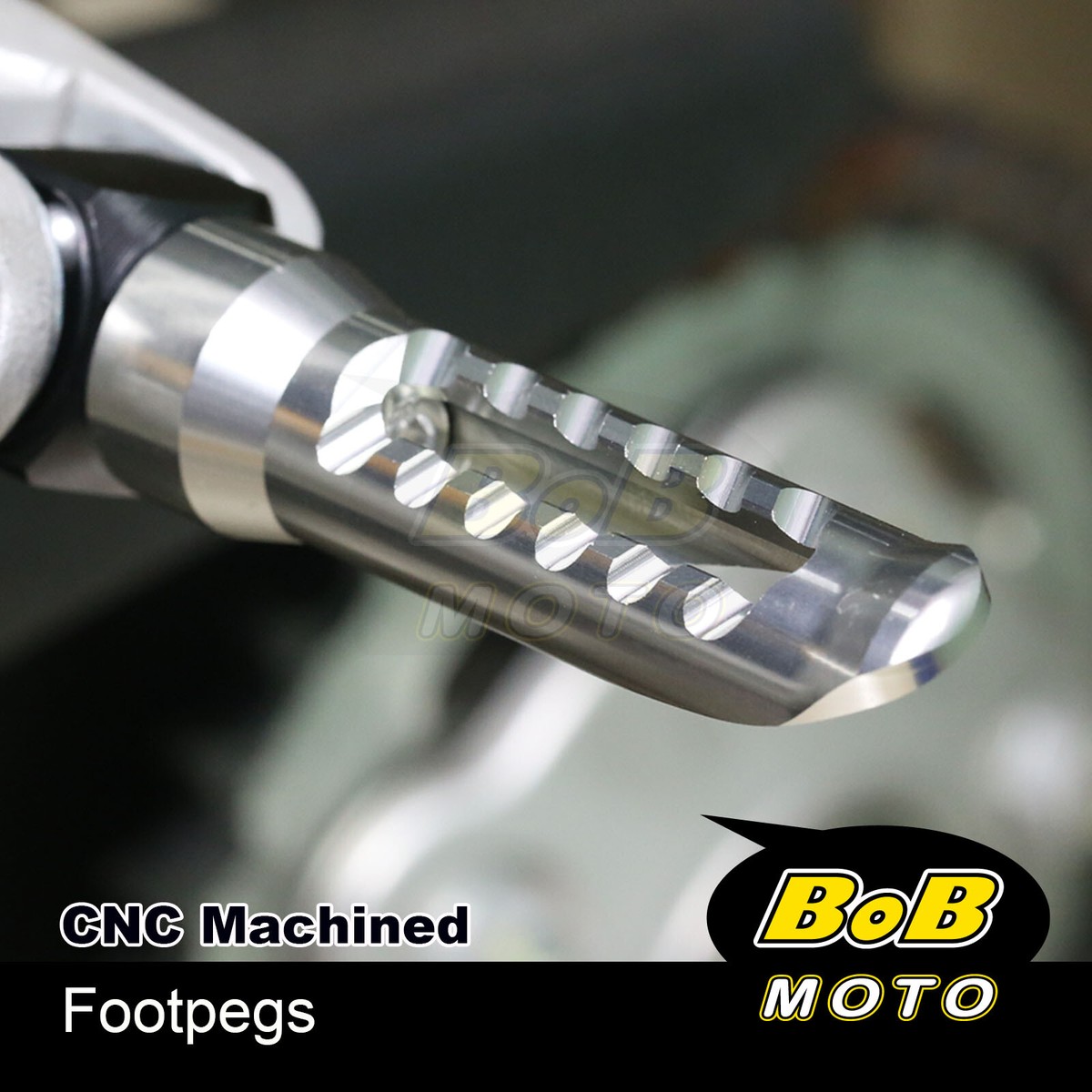 ◉Bob◉ BOB CNC Front Rider Foot Pegs TIT For Kawasaki Z1000 SX