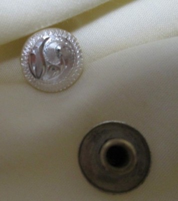 Round Sterling Overlay Conchos with Chicago Screw - 5 Sizes (1/2'' to 2'')