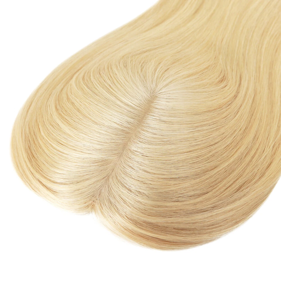 Top Pieces Femininos Topper de Cabelo Humano Remy Sistemas Top de Seda 16"" Cabelo Chinês TP29 - Imagem 4 de 4