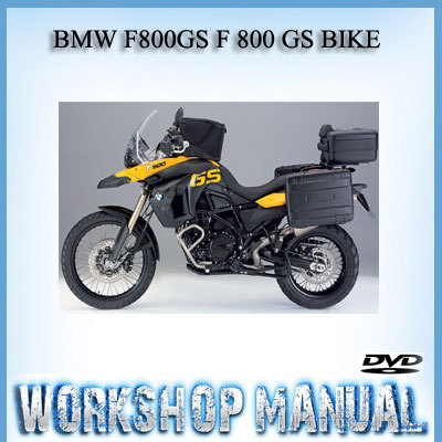 BMW F800GS F 800 GS BIKE WORKSHOP SERVICE REPAIR & OWNER'S MANUAL IN ...