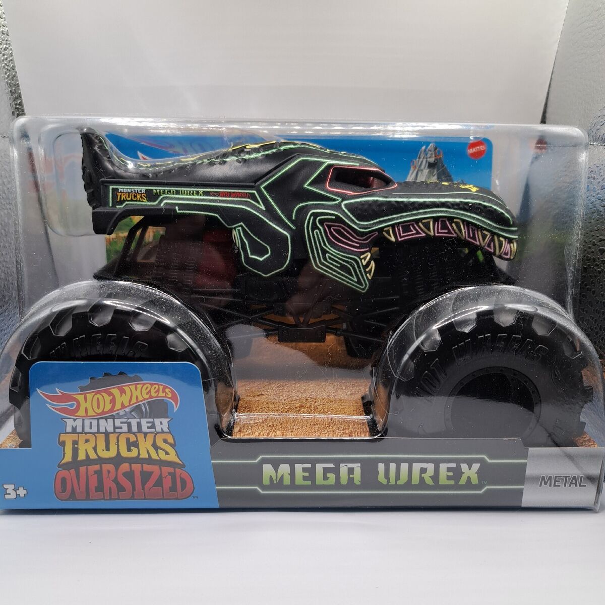 Hot Wheels Monster Trucks 1:24 Scale Mega-Wrex Vehicle