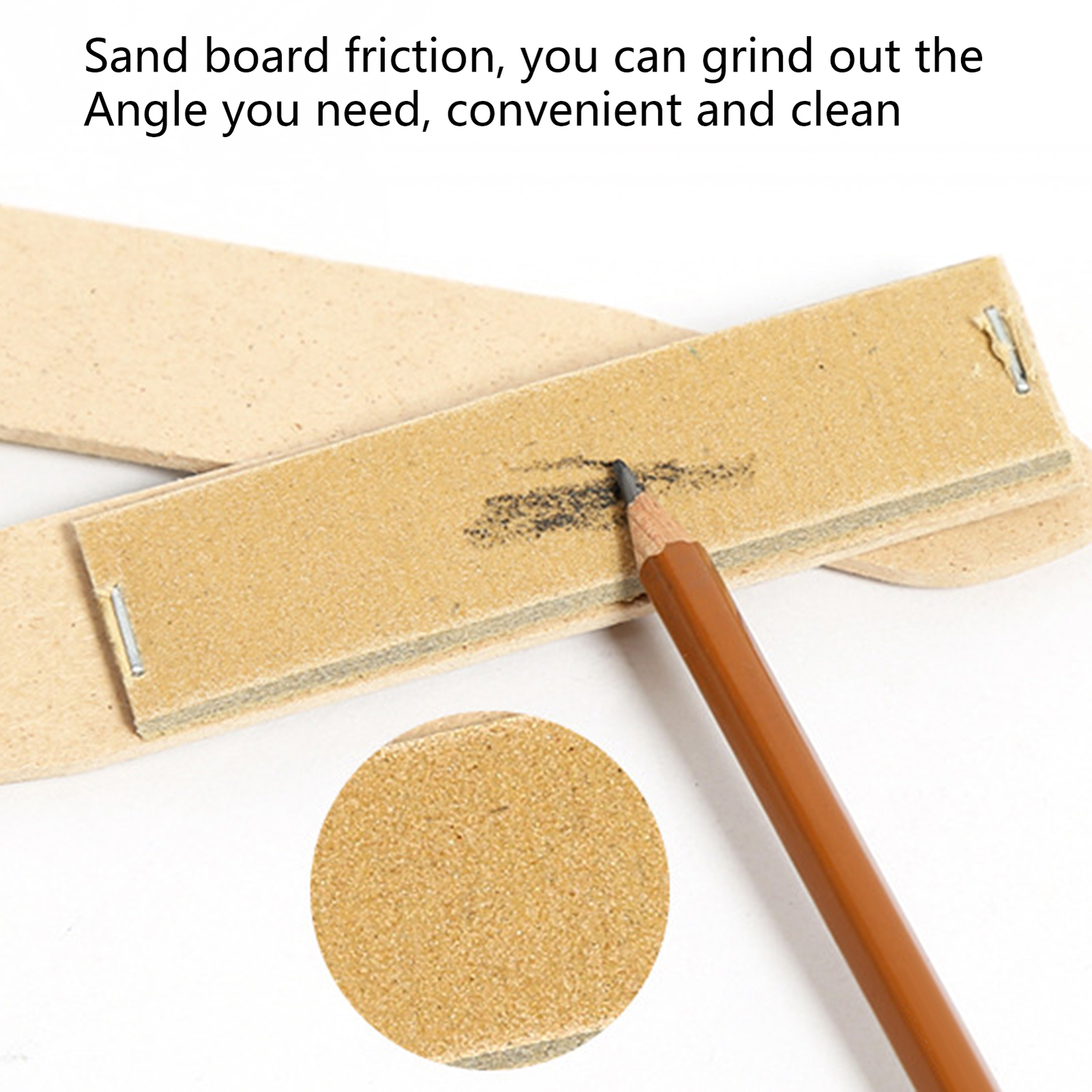 Sandpaper Sharpener Hanging Hole Design Laborsaving Painting Drawing