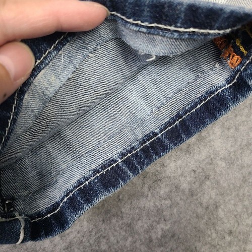 Rock Revival Jeans Men's 31x26 Clark Straight Embroidered Embellished Light Wash - Picture 2 of 13