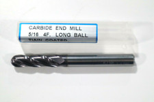 YG-1 5/16" LONG BALL 4FL CARBIDE ENDMILL, 5/16 x 5/16 x 1-1/8 x 3 TiALN