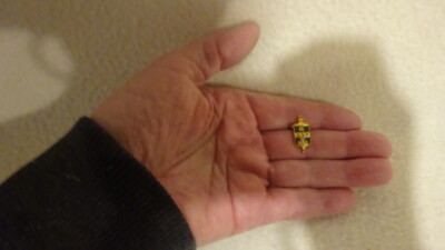 Vintage 1972 Green Enameled Alpha Lambda Delta Honor Society Lapel Pin (ALD)