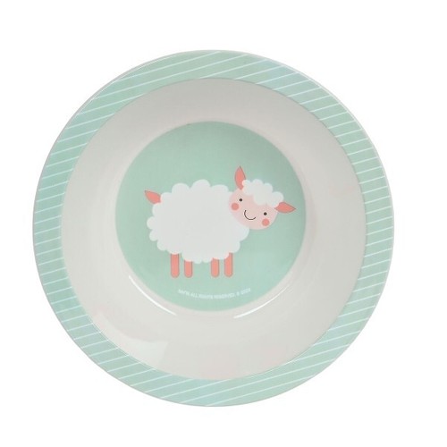 Schaf 4.tlg Kindergeschirr Set Baby geschirr BPA FREI Essgeschirr Geschenkset - Bild 2 von 14