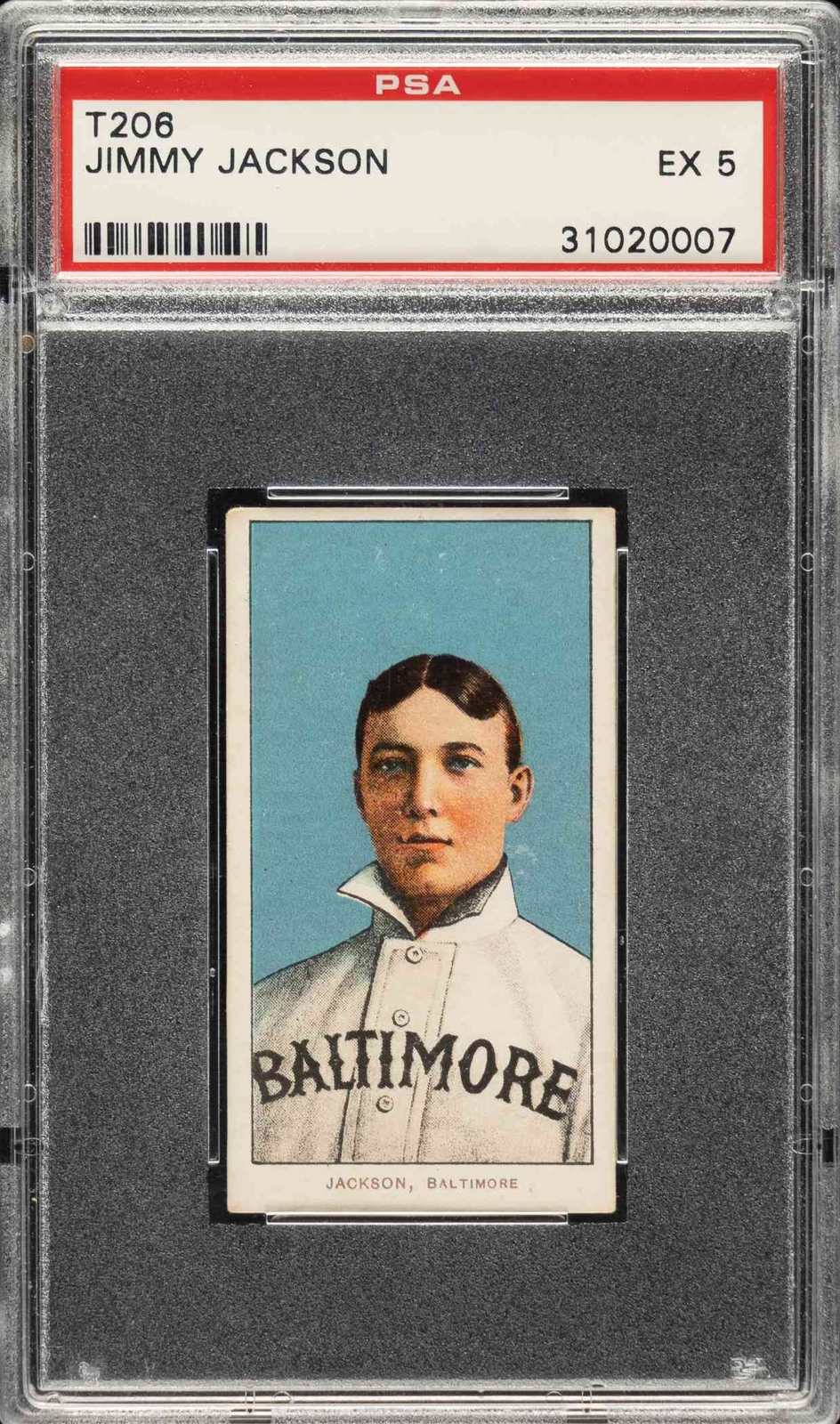 1909 T206 Jimmy Jackson - PSA 5