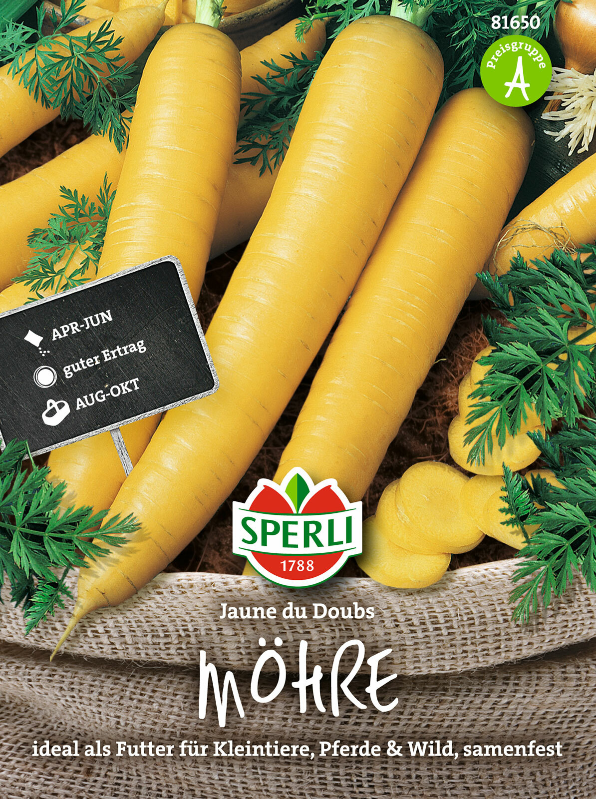 Zanahorias Semillas Jaune De Doubs Empresa Sperli