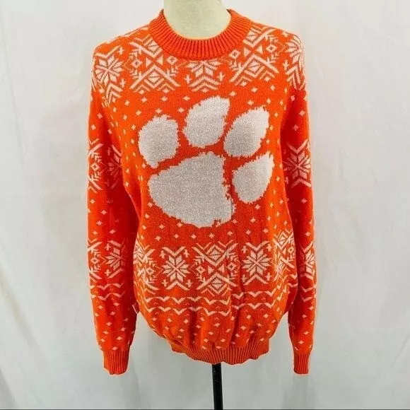 Clemson ugly sweater top