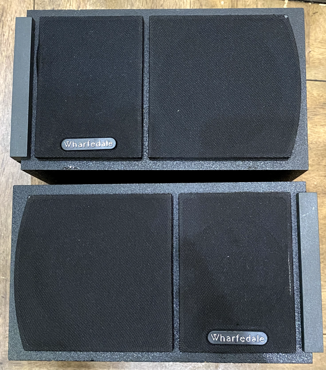 Set of 2 Wharfedale Satellite 2130 Black Speakers 80dB 8-Ohms 80