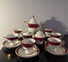 Vintage Tea Set Empress by Haruta Japan Hand Painted Porcelain 17 Pieces