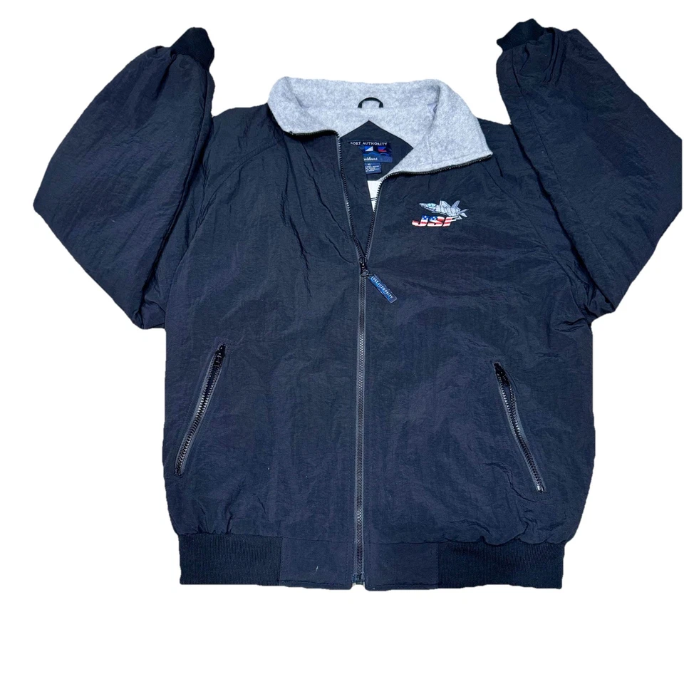 Vtg Men’s Air Force Joint Strike F-35 Blk Bomber Jacket,Sz XL, Port Authority - Image 2 of 4