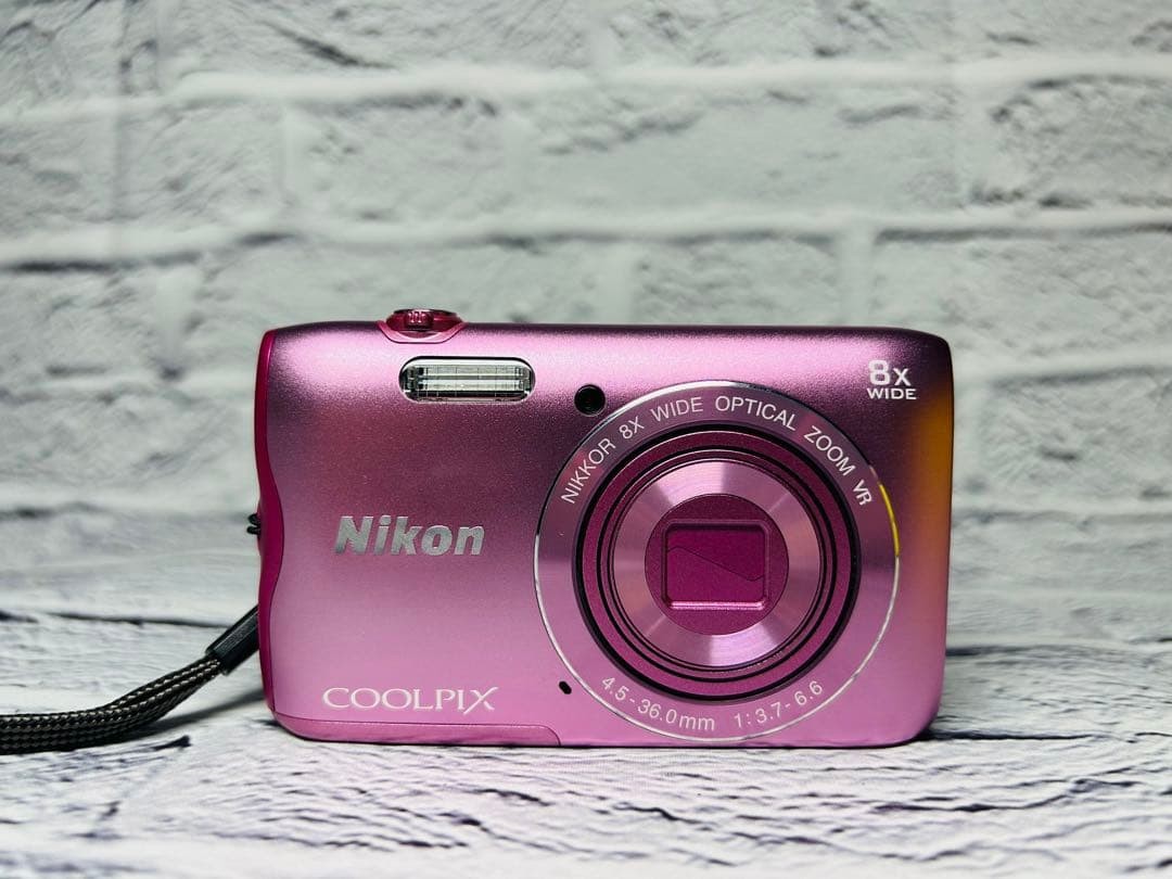 Nikon COOLPIX A300 Pink Compact Digital Camera Tested Working