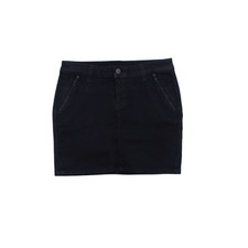 J Brand Women's Mini Skirt W 27 in Black 100 Cotton Short Mini