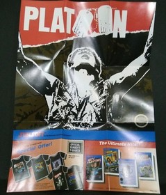 Fester's Quest & Platoon Nes Poster. No Tears No Creases No Stains. Free Ship!