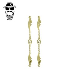 ORIGINAL LOWRIDER 20" Bird Cage w/Wing End Bicycle Spring Durable Fork Bars Gold