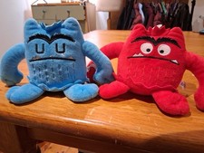 Colour Monsters Emotion Soft Toys Angry and Sad Plush Educational Learning Kids