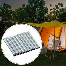 10Pcs Tent Pole Connector Tent Parts Easy Installation Metal Tubes for 8.5mm