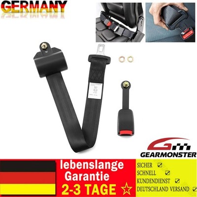 2 Punkt Beckengurt Sicherheitsgurt E4 Automatik Mit Schrauben Stapler PKW BUS