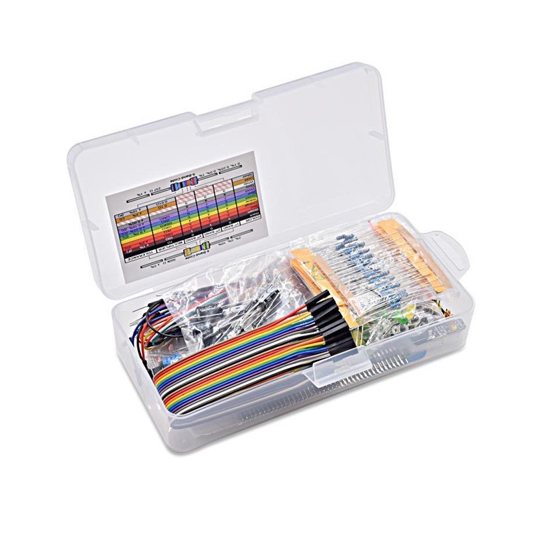 Electronics Starter Kit For UNO R3 With Breadboard Jumper Wires LED ...
