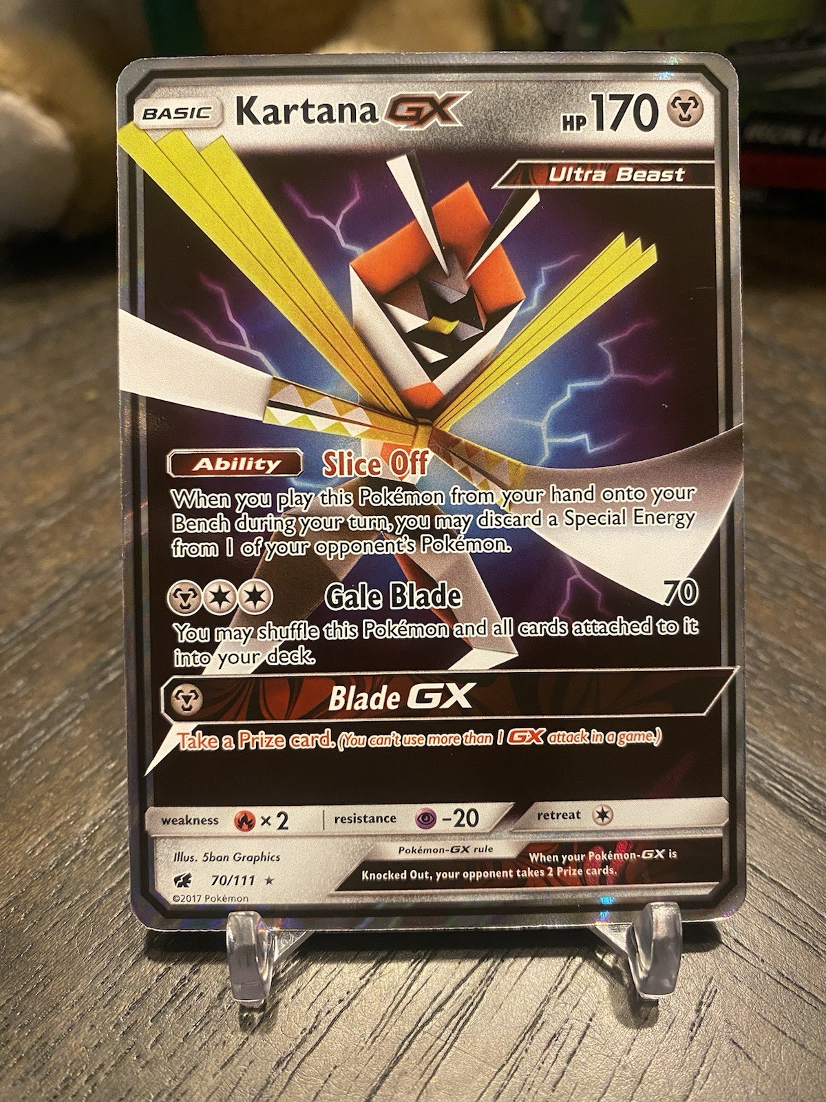 Kartana GX 70/111 | Ultra Rare | Pokemon | NM | Crimson Invasion SM04