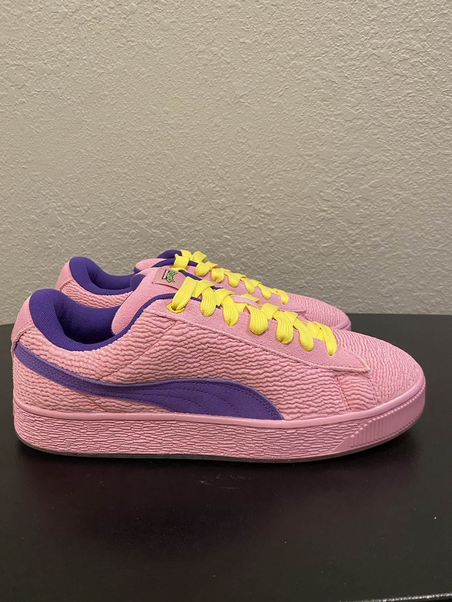 @Tnkasy② Puma Suede XL 2 Men's Size 9 Teenage Mutant Ninja Turtles Pink